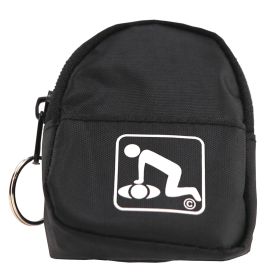 CPR Black Beltloop Keychain Backpack with Faceshield