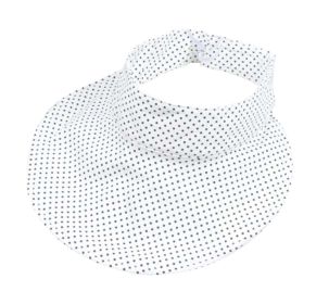 Kids Summer Sun Protection Empty Top Hat Foldable Hat; White