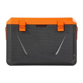 VEVOR Portable Cooler, 63 QT Hard Cooler with Ice Retention, Heavy-Duty Handles and Cup Holder, Lightweight Rigid Material Insulated Portable Cooler