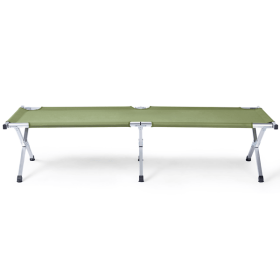 [Old Code: D0102HHJH37] RHB-03A Portable Folding Camping Cot with Carrying Bag Army Green