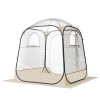 VEVOR Pop up Sports Tent, 63x63 in Clear Bubble Tent for 2-4 Persons, Waterproof Outdoor Pod with Floor Mat & Top Cover