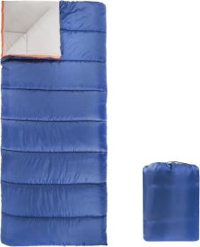 30Â°F Cool Weather Sleeping Bag, 75 Inches x 33 Inches, Blue