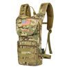 VEVOR Hydration Backpack, Water Backpack with 3L TPU Water Bladder, Tactical Molle Hiking Hydration Pack with Storage for Men Women
