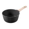 VEVOR 2.5 QT Saucepan, Nonstick Saucepan with Tempered Glass Lid, Multipurpose Cooking Sauce Pot with Detachable Handle