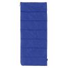 Youth warm weather rectangle sleeping bag - Blue Red (youth size 64" x 28")