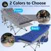 Folding Camping Cot with Pillow, 75" x 28" Heavy Duty Folding Bed Cot with Carry Bag for Traveling Camp