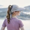 Pink Breathable Wide Brim Visors; Women Elegant Quick Dry Sun Hats Bowknot Tied Adjustable Sun Hat Travel Beach Sunscreen Visor Hat