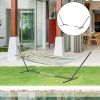Portable Hammock Stand with Adjustable Steel Stand, Portable and Heavy Duty for Indoor Outdoor Use, Black