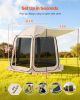 VEVOR Screen House Tent, 10 x 9.2 ft, 4-8 Person Pop Up Screen Tent with Extended Awning, Portable Screened in Canopy with Carry Bag, Netting Sides