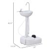 Portable Hand Wash Sink 20 45 Gallon Camping w Towel Holder Soap Dispenser