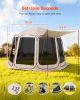 VEVOR Screen House Tent, 12 x 11 ft, 10-12 Person Pop Up Screen Tent with Extended Awning, Portable Screened in Canopy with Carry Bag, Netting Sides