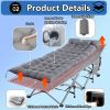 Folding Camping Cot with Pillow, 75" x 28" Heavy Duty Folding Bed Cot with Carry Bag for Traveling Camp