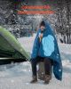 VEVOR Camping Blanket, Large Warm Wearable Stadium Blanket, Waterproof & Windproof, Polyester Fiber, Flame Retardant, Great for Outdoors, Picnics