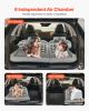 VEVOR Car Air Mattress, Inflatable Car Camping Mattress, Flocking Thickened Travel Beds, Comfortable and Durable Portable Sleeping Pad with Air Pump