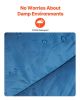 VEVOR Camping Blanket, Large Warm Wearable Stadium Blanket, Waterproof & Windproof, Polyester Fiber, Flame Retardant, Great for Outdoors, Picnics