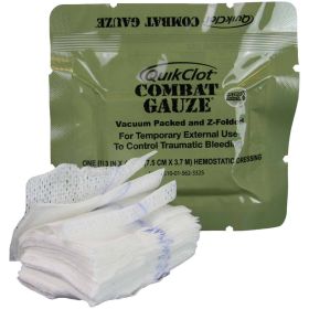 QuikClot Combat Gauze  Z-Fold (Option: Military)