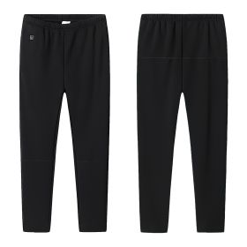 Winter Heated Pants for Men Women with 12 Heating Zones 5V USB Powered Heating Trouser with 3 Heating Levels Machine Washable for Outdoor Winter Activ (Option: XL)