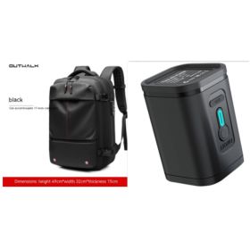 Travel Backpack Men's Business Multifunction Computer Bag Vacuum Compression Large-capacity Backpack (Option: Set4-19 Inch)