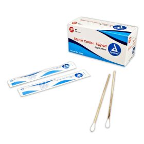 Cotton tipped applicator 200 per box (Option: Sterile 6")