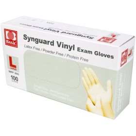 Powder Free Vinyl Exam Gloves (Option: large)