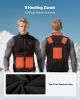 VEVOR Heated Vest, Men Electric Heating Vest with 16000 mAh Battery Pack, 6 Heating Zones Lightweight Rechargeable Winter-Vest with 3 Levels