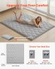 VEVOR Japanese Tatami Mat, Queen Size Foldable Japanese Tatami Mattress, Futon Mattress with Storage Bag & Fastener, 9-Layer Floor Mat for Sleeping