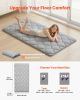 VEVOR Japanese Tatami Mat, Twin Size Foldable Japanese Tatami Mattress, Futon Mattress with Storage Bag & Fastener, 9-Layer Floor Mat for Sleeping